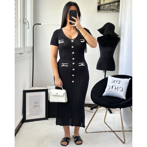 Generic Robe Longue Noire Prix pas cher Jumia SN