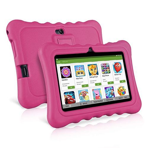 Tablette - 3-7 ans - Écran HD 7, 8 Go - Étui rose avec sécurité enfant