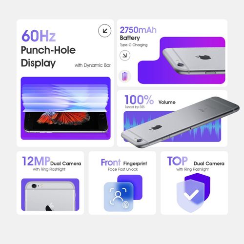 product_image_name-Renewed-iPhone 6s Plus argenté 5.5" 2+64G 12MP 2750mAh Avec Batterie Externe EasyPie 10000mAh 37W Offerte-4