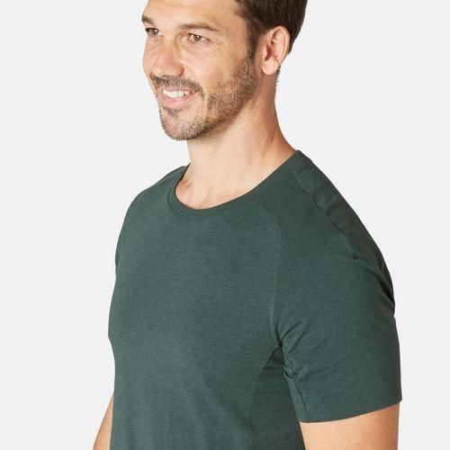 product_image_name-Domyos-T-SHIRT MANCHES COURTES TS 900 GYM VERT FONCÉ-6