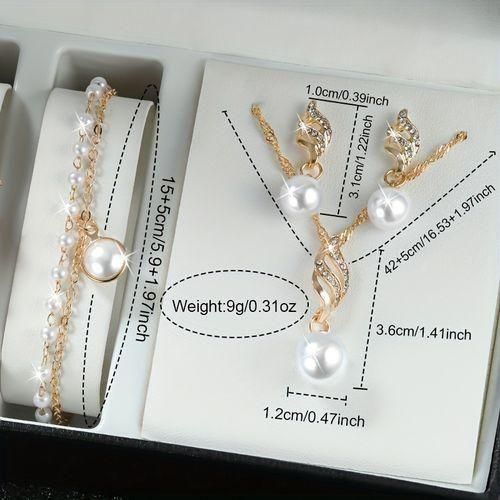 product_image_name-Fashion-Ensemble de bijoux 5 pièces montres pour femmes, aiguilles rondes, bracelet en cuir PU décontracté-4