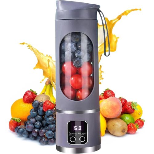 product_image_name-Generic-Centrifugeuse Mini 450 ml, Mixeur Portable, Extracteur de Jus, Fabricant de Smoothies-2