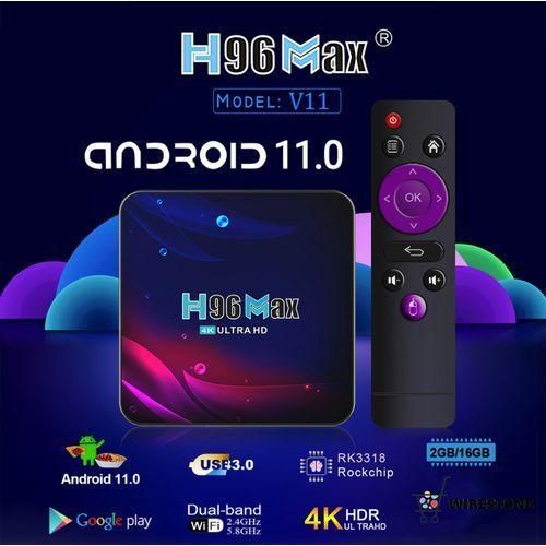 product_image_name-H96-MAX V11 - TV Box Smart Android -  2/16 Go, 4K - Noir-1