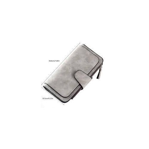product_image_name-Baellerry-Portefeuille  pour femme, portefeuille de luxe, pochette multi-cartes, pochette multifonctionnelle pour dames, sac à cartes, cadeau - Gris Clair-3