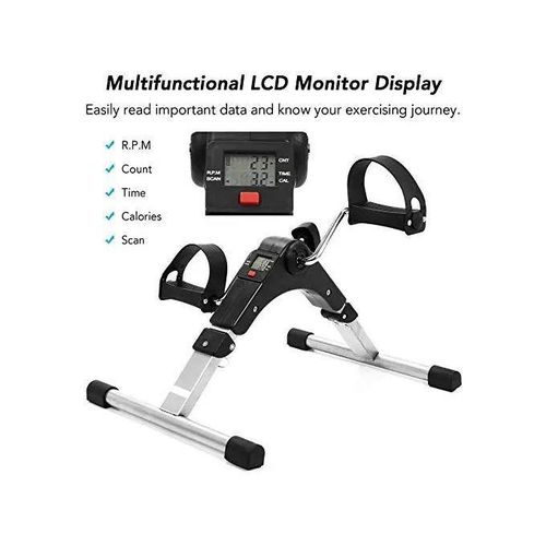 product_image_name-Generic-Mini Pédalier d'appartement Vélo Pliable Pour Fitness GYM, réglable pour jambe et bras-1