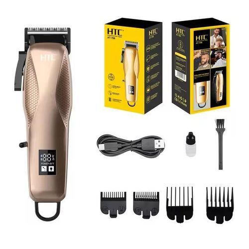 product_image_name-Generic-Tondeuse  AT 706 Cheveux Professionnelle Rechargeable Sans Fil – Coupe Précise & Silencieuse avec Accessoires Complets-1