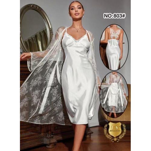 Autre Nuisette robe soie avec dentelle Prix pas cher Jumia SN