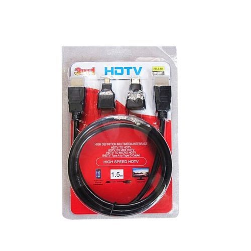 White Label Cable HDTV 3 en 1 HDMI 1.5m Prix pas cher Jumia SN