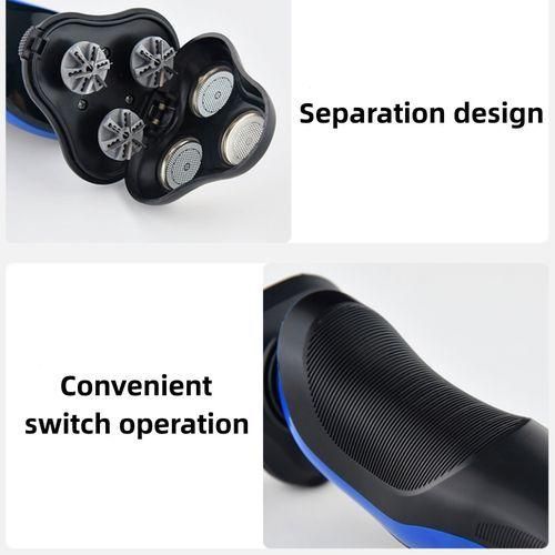 product_image_name-Mateamoda-Mateamoda 4 en 1 Hommes Rasoir Tondeuse À Cheveux Tondeuse Rechargeable Rasoir Remover Visage Brosse-6