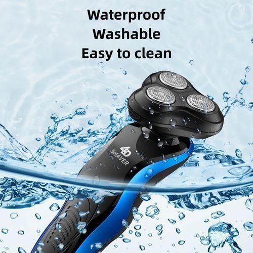 product_image_name-Mateamoda-Mateamoda 4 en 1 Hommes Rasoir Tondeuse À Cheveux Tondeuse Rechargeable Rasoir Remover Visage Brosse-7