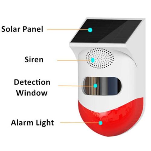 Alarme sans fil + Détecteur de mouvement PIR + Capteur de fenêtre de porte  + Sirène