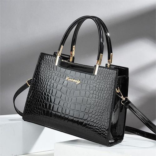 Generic Nouveau Sac a Main Brillant En Cuir Verni Pour Dames Sac a Bandouliere Motif Crocodile Tendance Prix pas cher Jumia SN