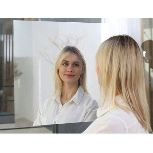 product_image_name-Generic-Feuilles De Miroir Flexibles, Autocollants Muraux Effet Miroir PET Miroir Incassable Miroir Mural En Plastique Non Verre Décoration De La Chambre-2