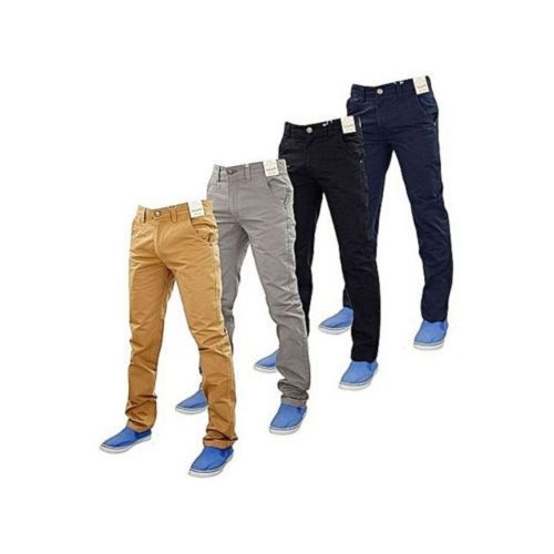 product_image_name-Generic-Pack De 4PANTALONS kaki Beige Gris Bleu Noir-1