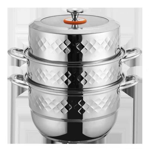 product_image_name-Generic-Couscoussier à double étage en acier inoxydable-1