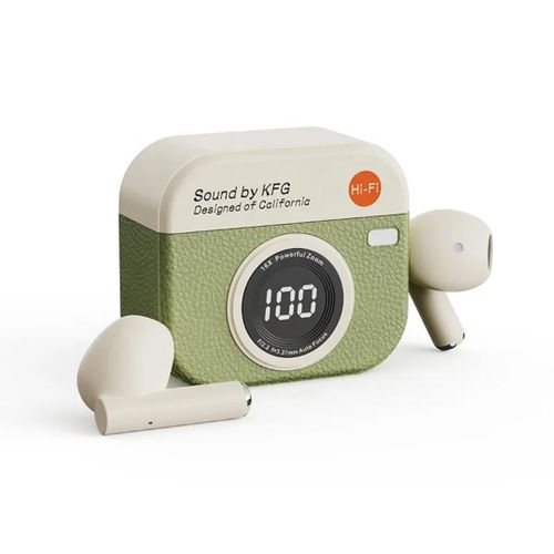 product_image_name-Generic-Écouteurs intra-auriculaires TWS ANC à réduction de bruit Q86 - Vert-1