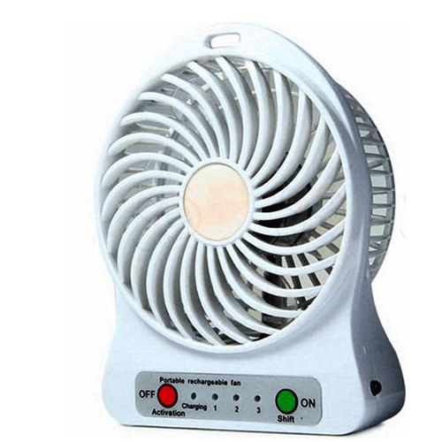 Generic Mini Ventilateur Portable Rechargeable USB - Prix pas cher