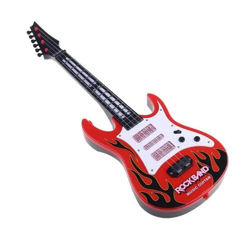 product_image_name-Arsuxeo-Jouet de guitare pour enfants guitare électrique à 4 cordes Instruments de musique pour enfants jouet d’instruments électroniques portables-5