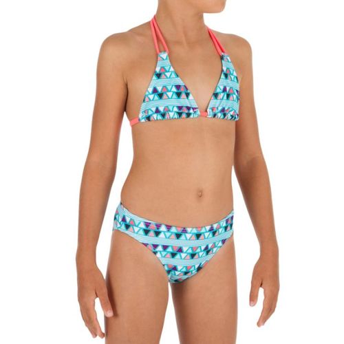 product_image_name-Olaian-Maillot De Bain 2 Pièces Fille Triangle Taloo Lima Bleu By Decathlon-1