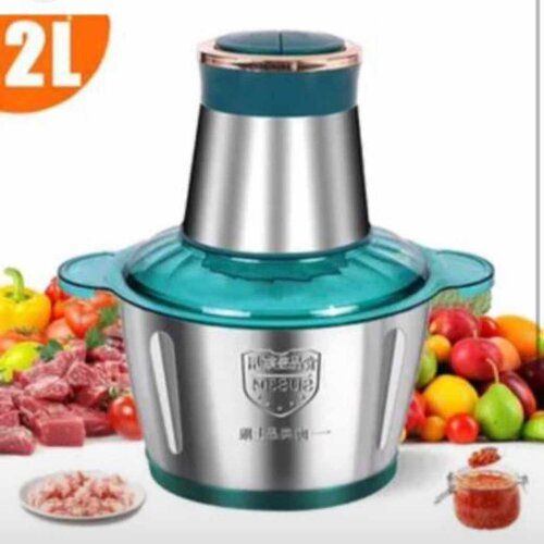 Generic Hachoir Electrique Viande et légume - Inox 2 Litres