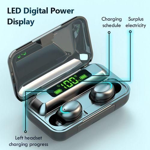 product_image_name-Generic-Écouteur Bluetooth 5.0 Avec Microphone Et Empreinte Digitale Sans Fil-2