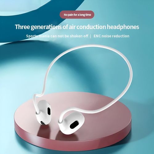 product_image_name-Generic-Casque Ecouteur Bluetooth Sans Fil - Conduction Osseuse - Audio Musique-7