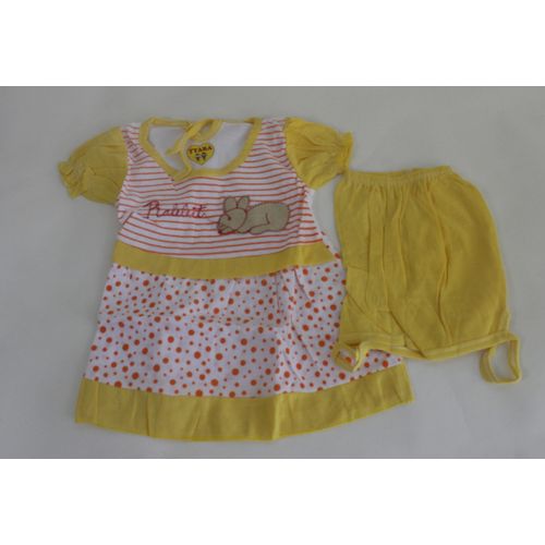 Generic Ensemble bebe fille haut et short Jaune Prix pas cher Jumia SN