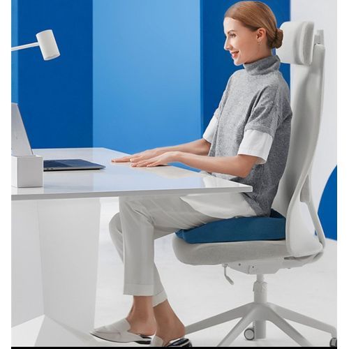Coussin d'assise ergonomique pour siège de bureau