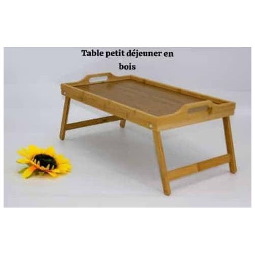 Plateau petit déjeuner pliable en Bois