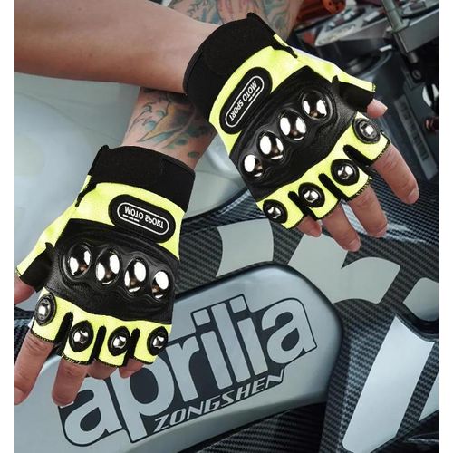 product_image_name-Generic-Lot de 2 gants de cyclisme/gants de moto/gants demi-doigt protection extérieure-8