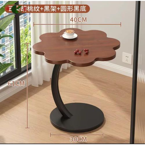 product_image_name-Generic-Chariot de rangement à 2 niveaux, table d'appoint amovible avec roulettes, multifonctionnel pour cuisine, salle de bain, salon-1