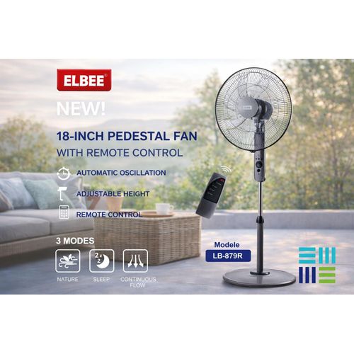 product_image_name-Elbee-Ventilateur sur pied de 18 pouces avec télécommande (Modèle : LB-879R)-3