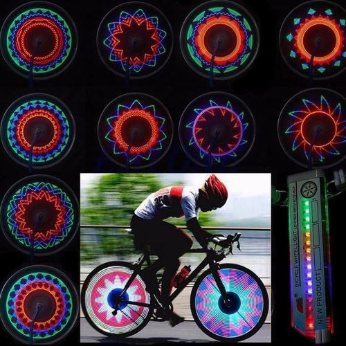 Décoration LED pour roues de vélos