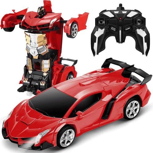 product_image_name-Generic-Voiture Télécommandée Transformable 2-en-1 – Robot & Supercar-1