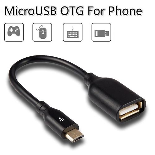 Generic Câble micro USB vers USB femelle OTG Adapter Cable USB 2.0 - Prix  pas cher
