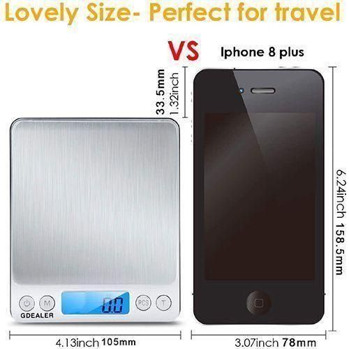 product_image_name-Generic-Balance de précision numérique de cuisine mini pour bijoux 500g/0.01g-5