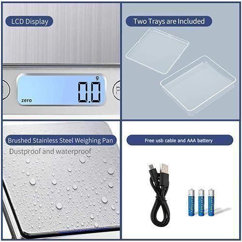 product_image_name-Generic-Balance de précision numérique de cuisine mini pour bijoux 500g/0.01g-6