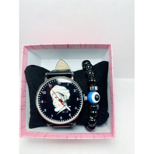 product_image_name-114 Amatoury-Montre Analogique en cuir noire BAYE NIASS-3