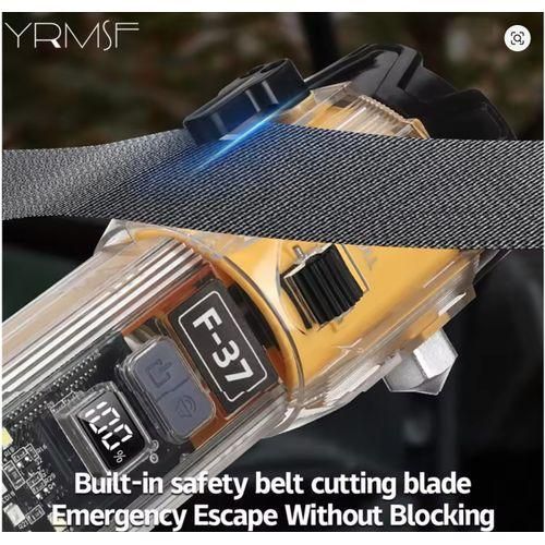 product_image_name-Generic-Lampe Torche de Sécurité 10-en-1 le F-37 avec une portée de plus de 2km  - Rechargeable, Allume-feu Arc Électrique, Brise-vitre et Alarme SOS-5