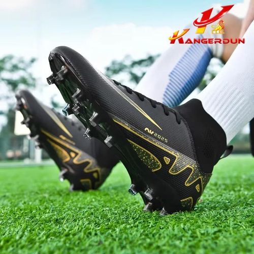 product_image_name-KANGERDUN-Chaussures de football professionnelles ultra-légères pour terrains de football, montantes-5