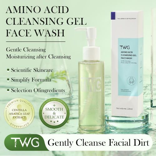 product_image_name-Generic-Gel Nettoyant Visage aux Acides Aminés TWG – Nettoyage Doux, Hydratation Intensive & Éclat – 120ml-2