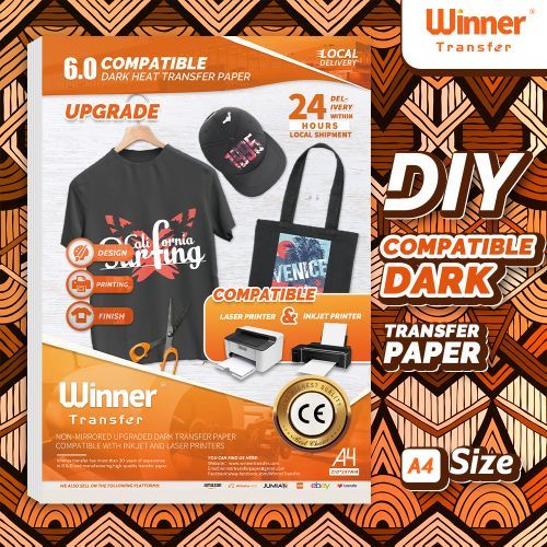WinnerTransfer Transfert pour T Shirts Textiles Imprimantes Jet d