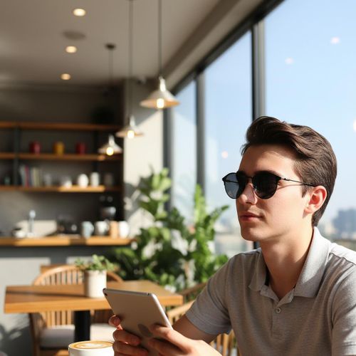 product_image_name-Fashion-Lunettes Photochromiques Unisexes+Étui à Lunettes-noir-8