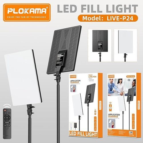 product_image_name-PLOKAMA-Panneau LED Géant  LIVE-P24 – 75W Professionnel – 900 LED – Studio & Live Stream-1