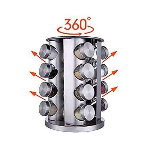 product_image_name-Generic-Epicier Rotatif  Avec 12 pots en Verre-2