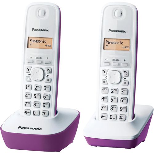 product_image_name-Autre-Téléphone fixe sans fil duo -  Panasonic pourpre -1