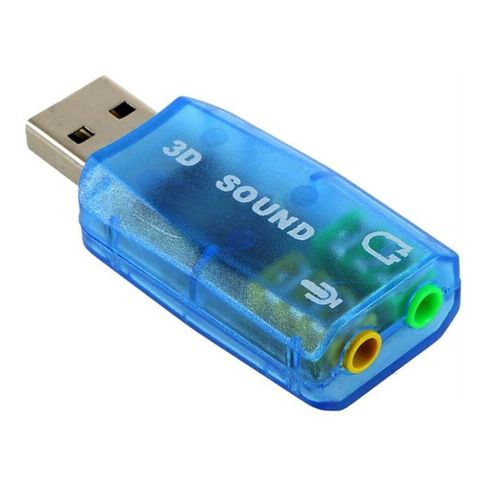 Generic Adaptateur de Carte Son Audio USB 5.1 Externe pour Ordinateur  Portable - Bleu - Prix pas cher