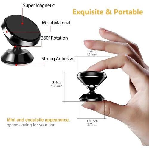 product_image_name-Generic-Support de téléphone de voiture rotation à 360 degrés, tableau de bord-4