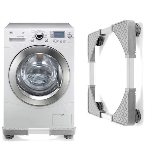 XUEHONG001 Ajustable Support Frigo, À Toute Épreuve Maison Appareil  Titulaire avec 4 Pieds Solides, Charge 350 KG, Télescopique Sèche-Linge