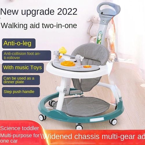 Generic Youpala trotteur Pour Bebe vert gris avec poussoir Prix pas cher Jumia SN